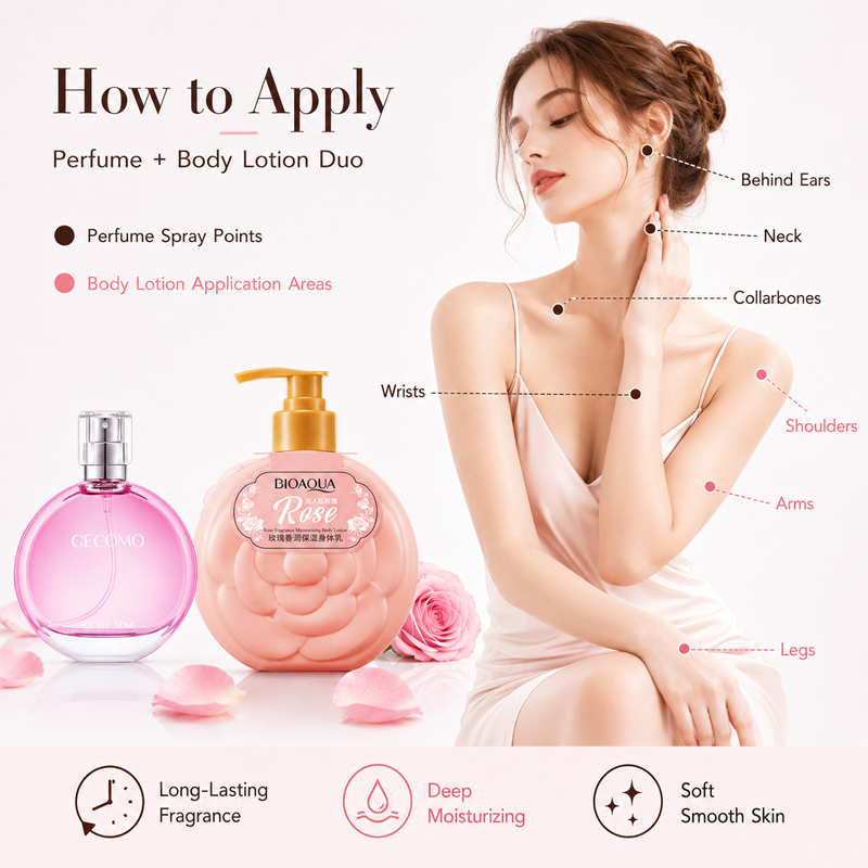 GECOMO Kadın Parfüm Seti 50ml  - Women'S Perfume Rose Fragrance incelemesi ve fiyatı
